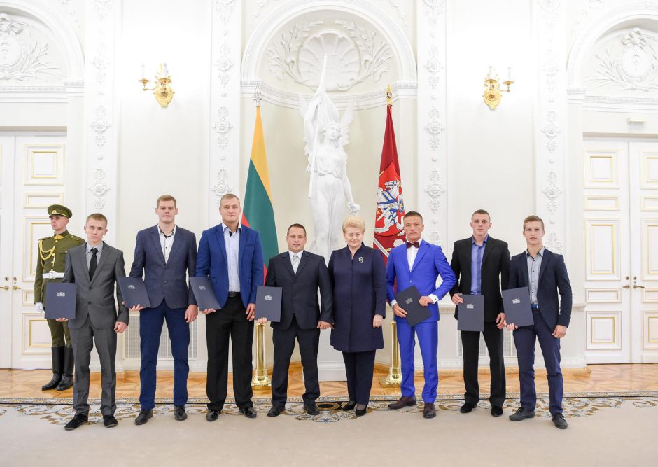 Prezidentė: sportininkų pergalės įkvepia visą Lietuvą