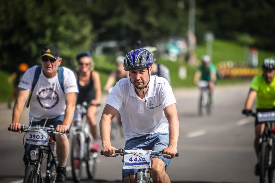 Sekmadienį Vilnius priklausė dviratininkams