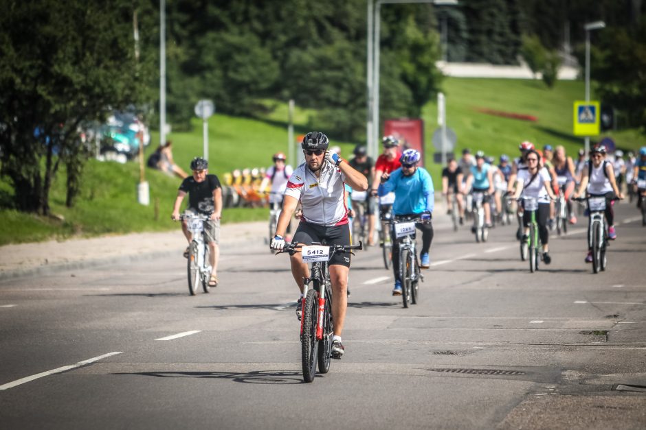 Sekmadienį Vilnius priklausė dviratininkams