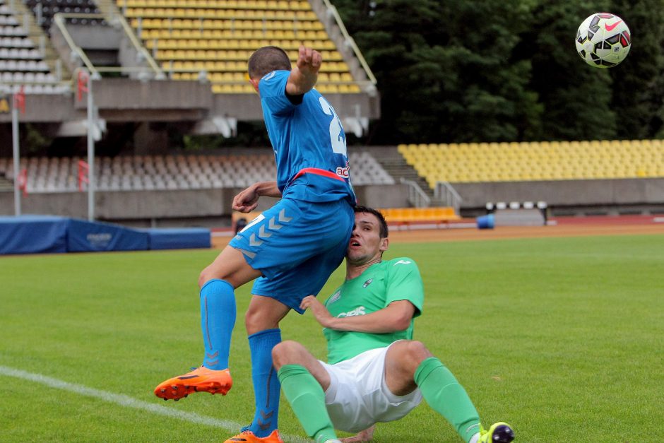 A lyga: trečiame šio sezono Kauno derbyje – lygiosios