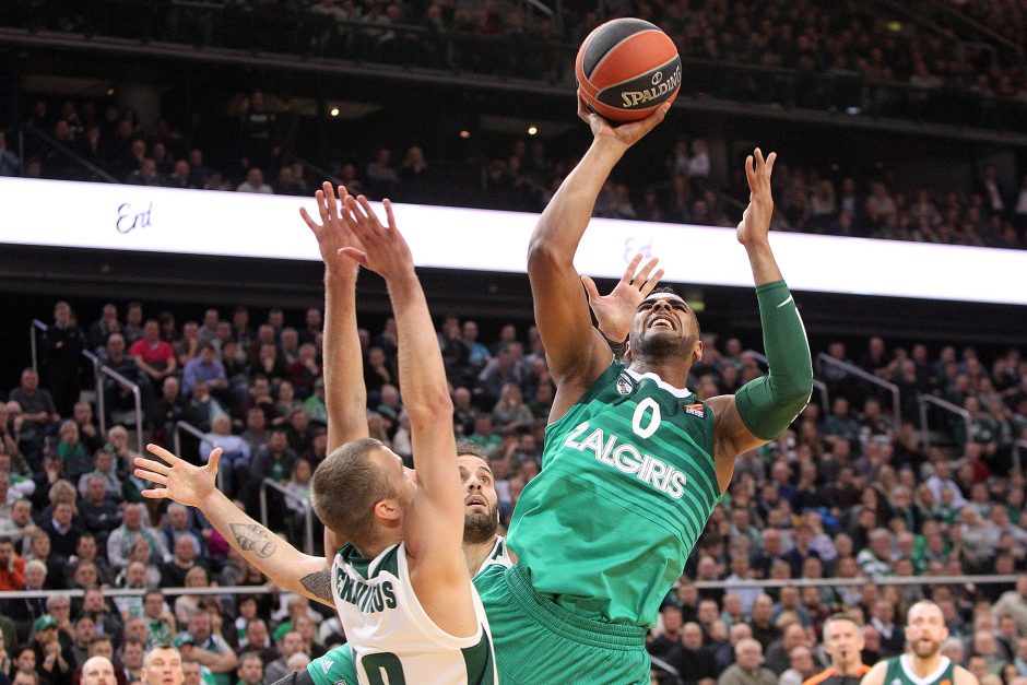 Eurolyga: „Žalgiris“ – „Panathinaikos“ 80:74