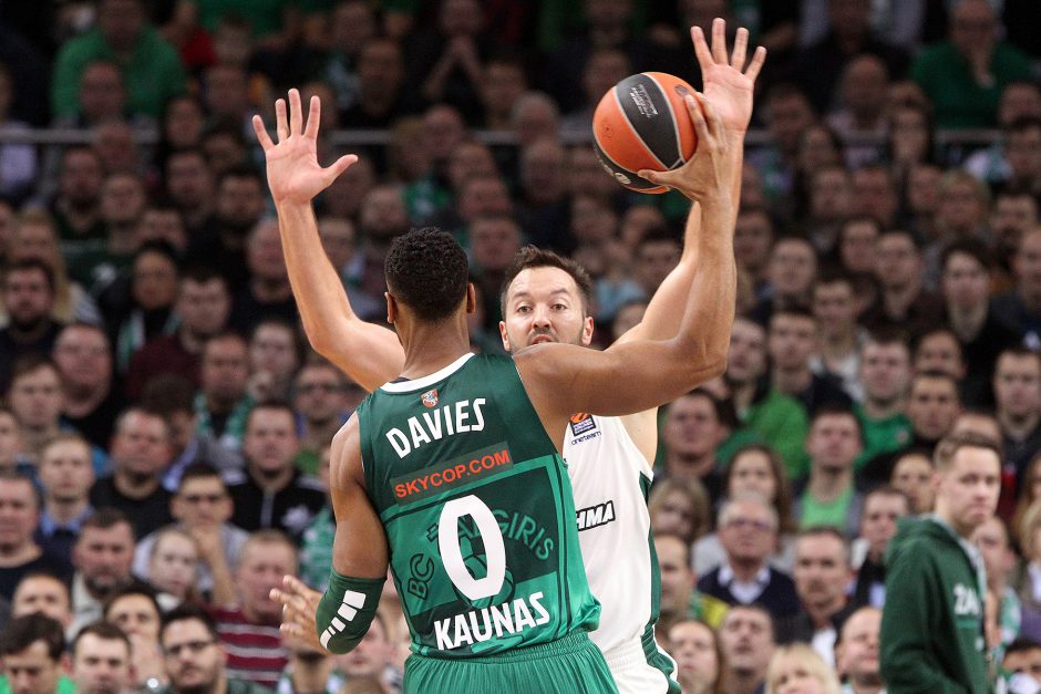 Eurolyga: „Žalgiris“ – „Panathinaikos“ 80:74