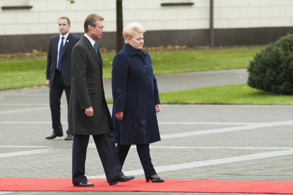 Prezidentė susitiko su Liuksemburgo didžiuoju hercogu