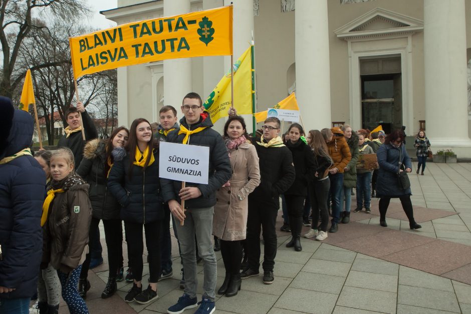 Vilniuje į sąskrydį susirinko Lietuvos valančiukai