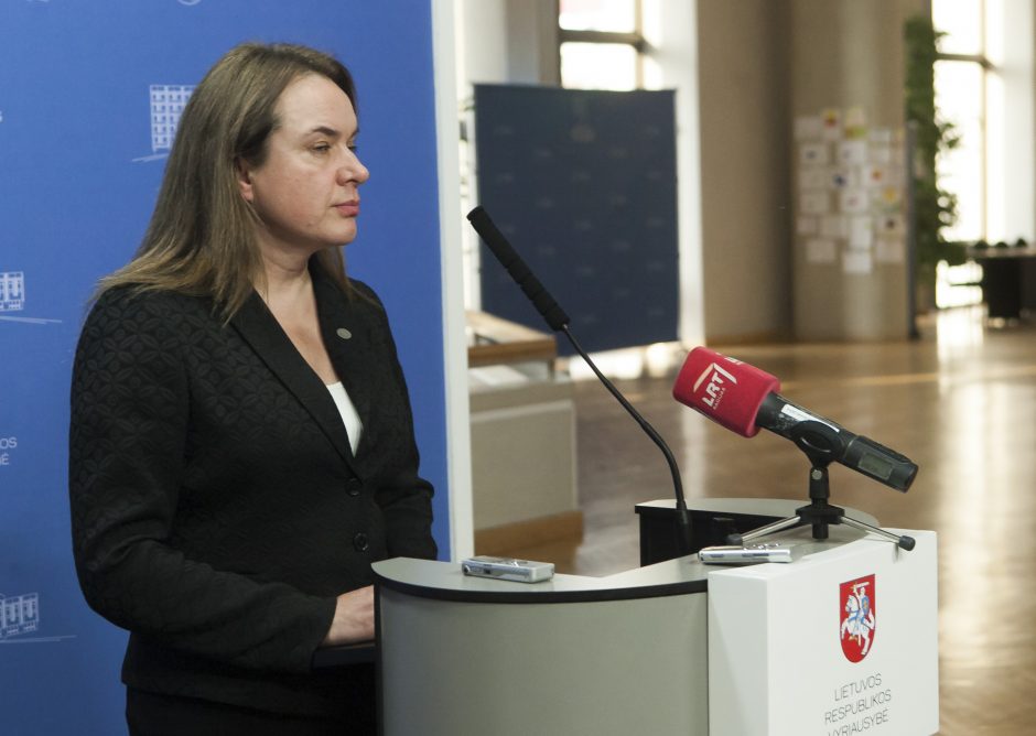 Atsistatydinusi M. Vainiutė: ministerijai reikėtų stipresnio žmogaus