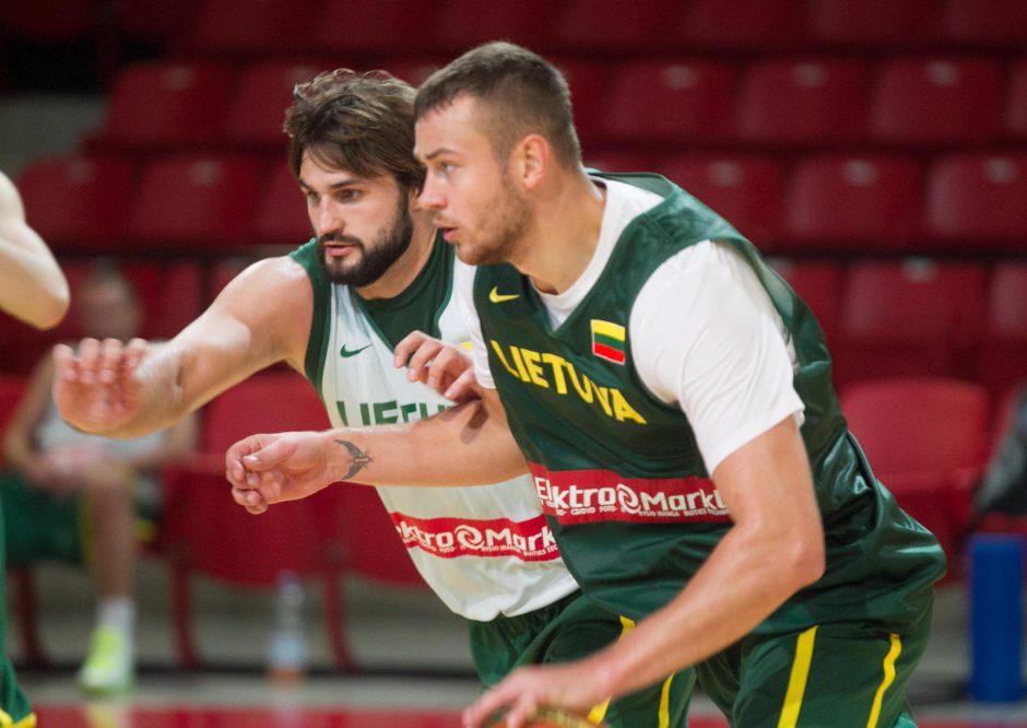 Lietuvos rinktinė tęsia pasiruošimą Europos čempionatui