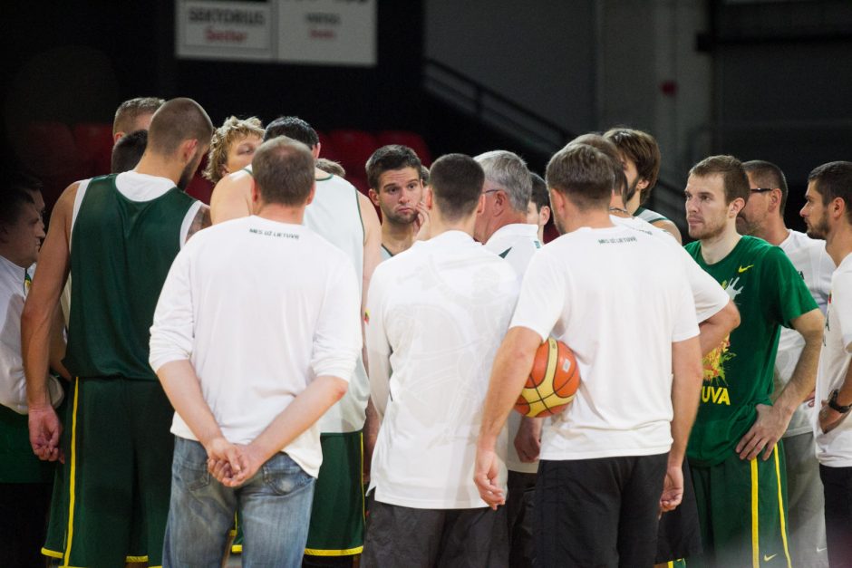 Lietuvos rinktinė tęsia pasiruošimą Europos čempionatui