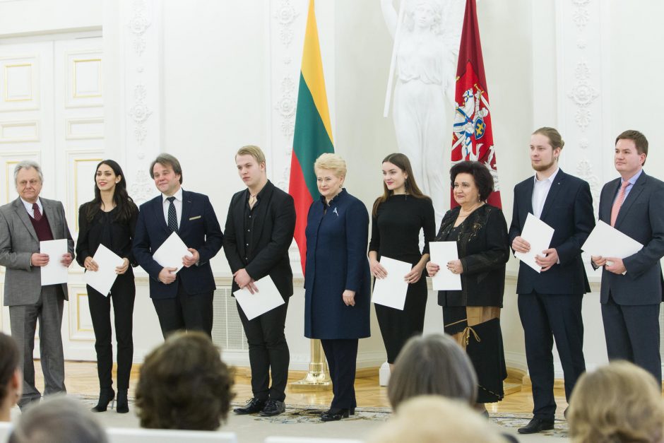 Prezidentė pasveikino Lietuvą garsinančius muzikantus
