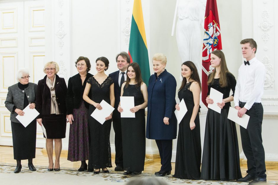 Prezidentė pasveikino Lietuvą garsinančius muzikantus