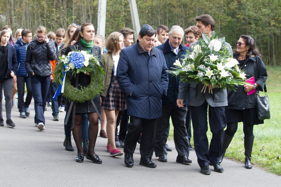 Panerių memoriale pagerbtos Lietuvos žydų genocido aukos