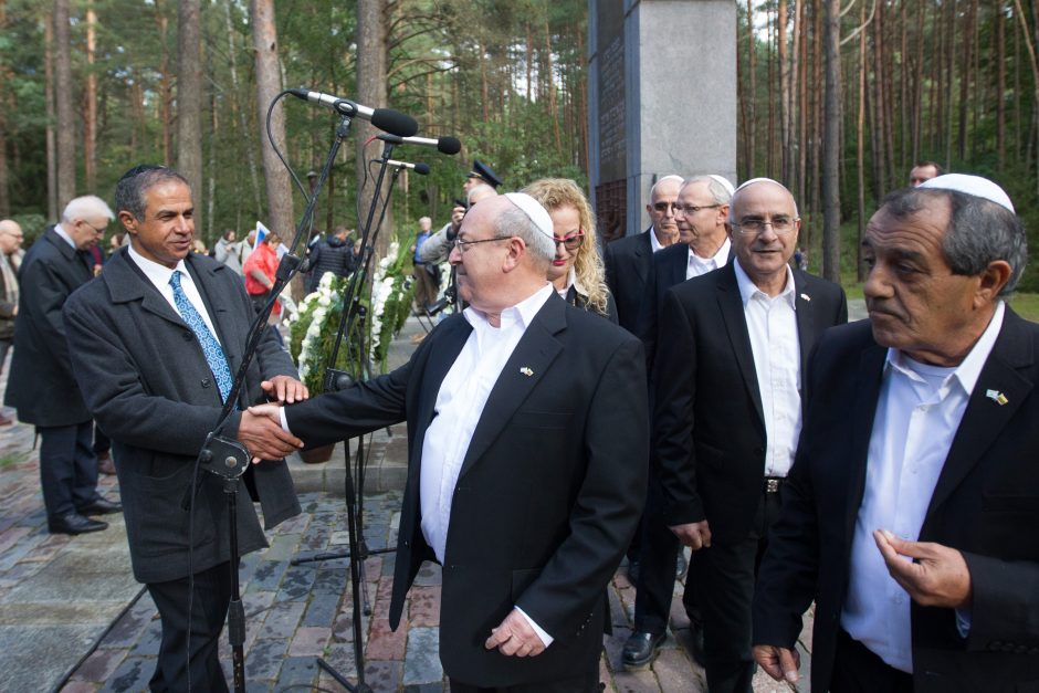 Panerių memoriale pagerbtos Lietuvos žydų genocido aukos