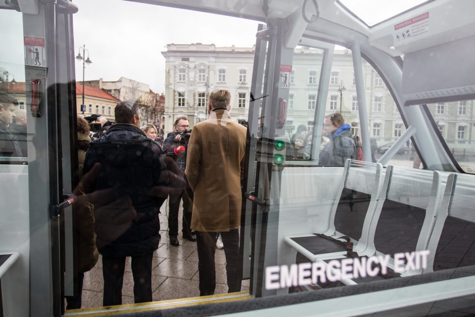 Vilniuje išbandytas pirmasis Lietuvoje savaeigis automobilis