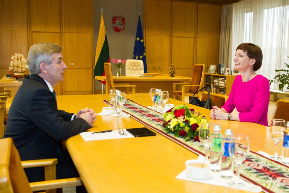 Naujoji LRT vadovė susitiko su Seimo pirmininku