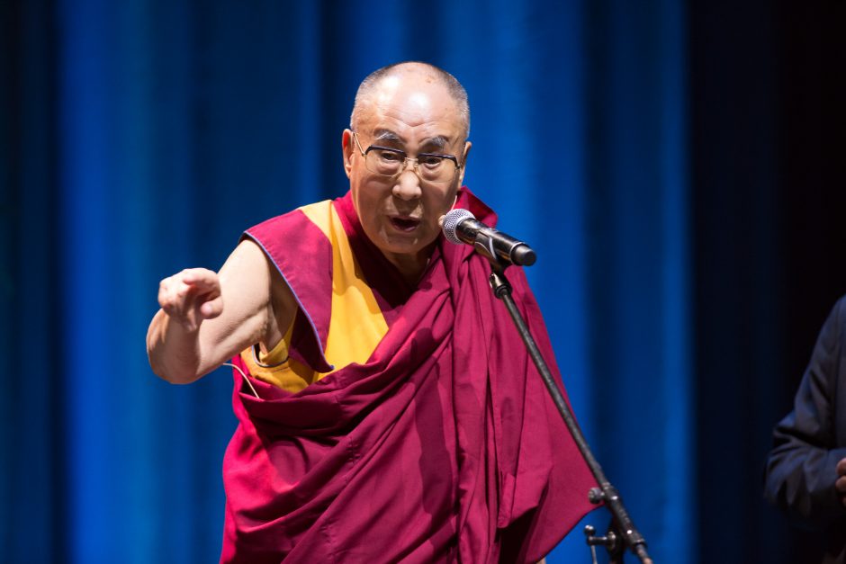 Dalai Lamos paskaita „Siemens“ arenoje