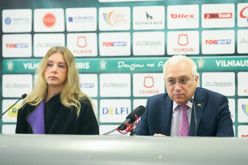 Vilniaus futbolo klubo „Žalgiris“ spaudos konferencija