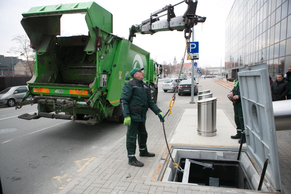 Vilniuje antžeminius konteinerius keičia požeminiai