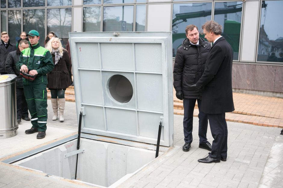 Vilniuje antžeminius konteinerius keičia požeminiai