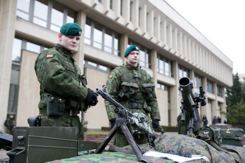 Minima kariuomenės reguliariųjų pajėgų kūrimosi pradžia