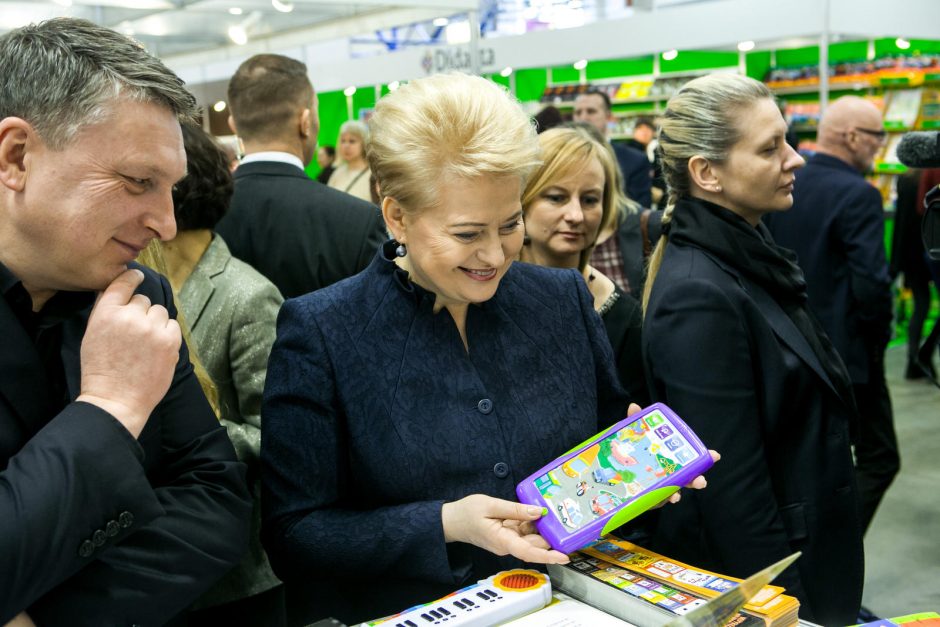 Prezidentė atidarė 17-ąją Vilniaus knygų mugę