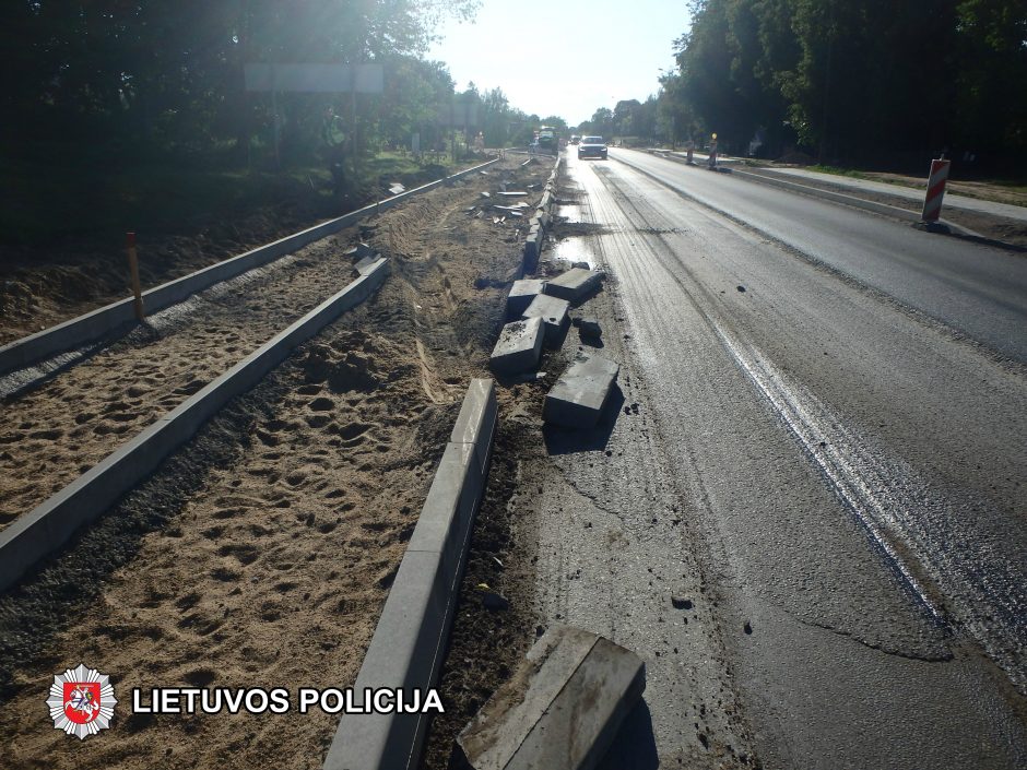 Neblaivus vilkiko vairuotojas sukėlė avariją ir bandė pabėgti