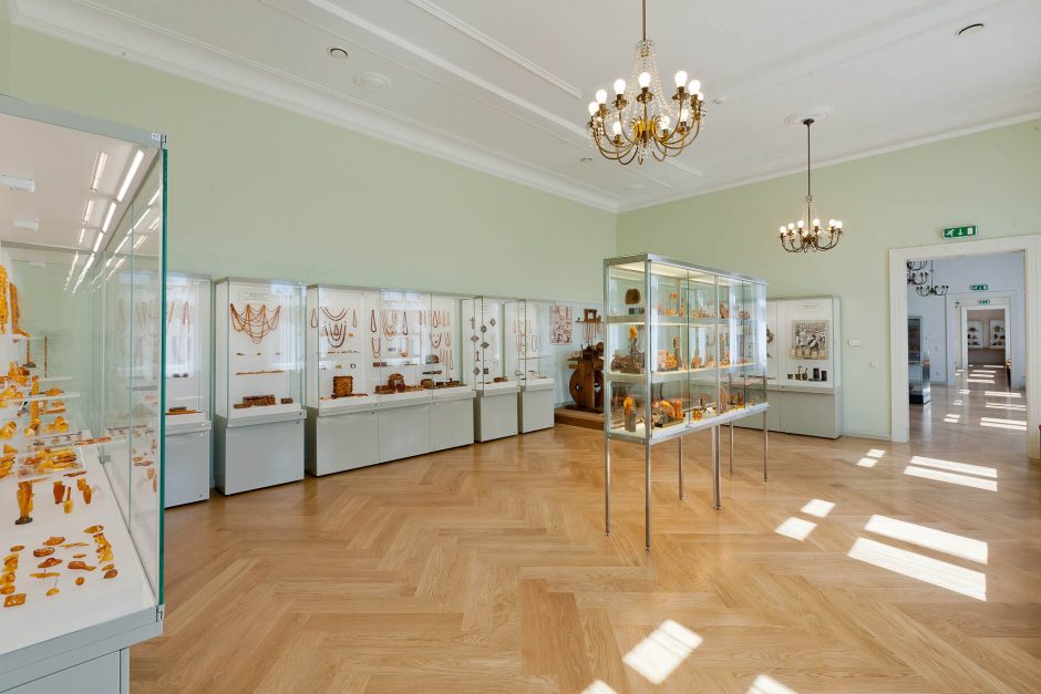 Atnaujintame muziejuje – moderniai pateikta gintaro istorija