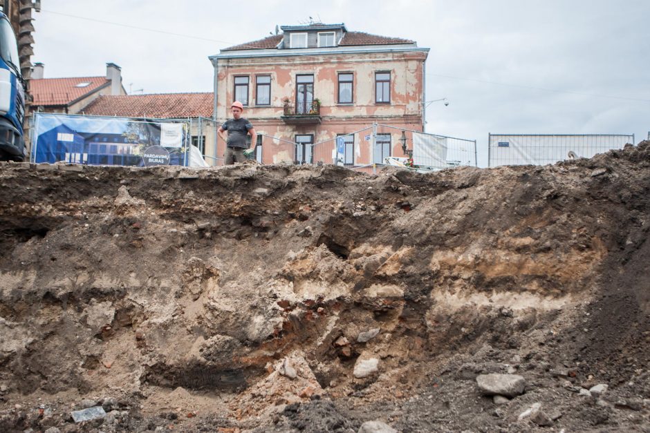 Archeologai Kauno senamiestyje tikisi surasti tupyklą