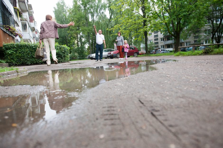 Gyventojų galvosūkis: kaip patekti namo?