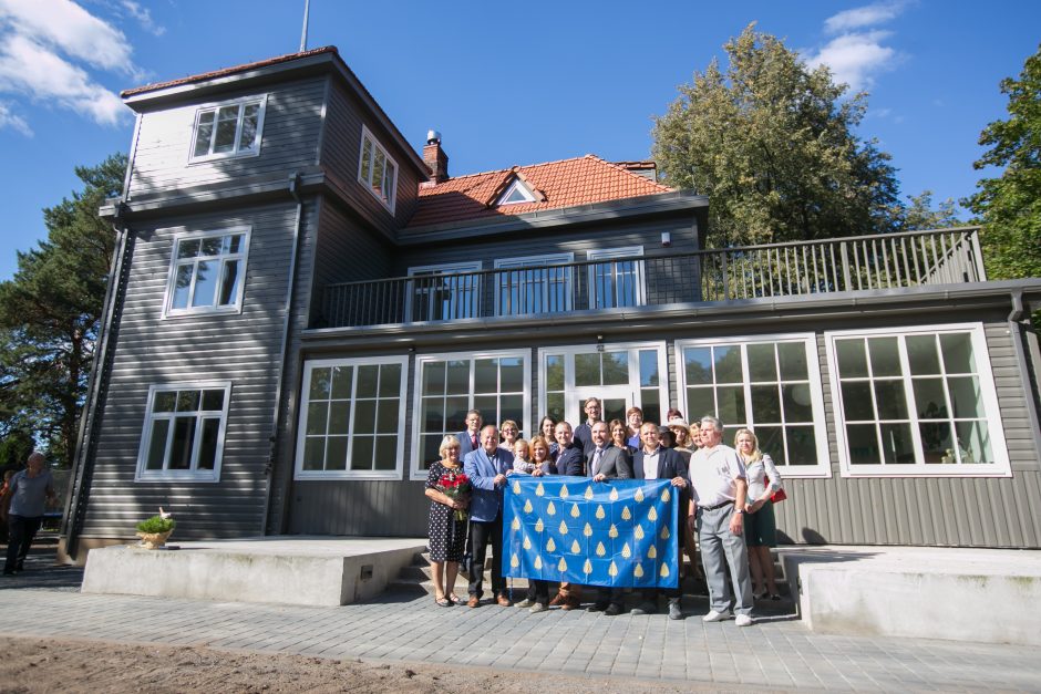 Antram gyvenimui prikelta P. Vaiciuškos vila Kačerginėje