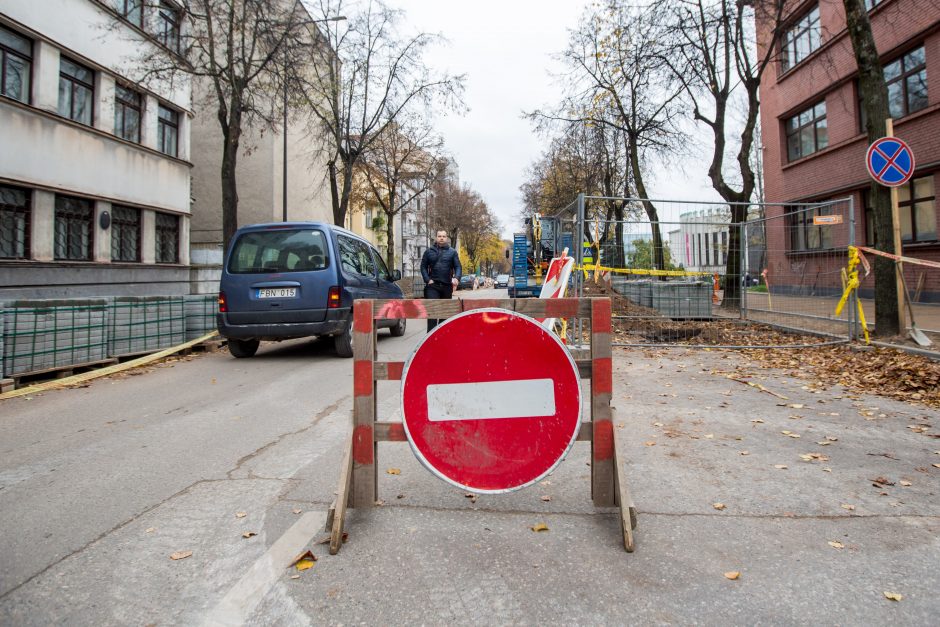 Centrinės gatvės išraustos: kada baigsis remontas?