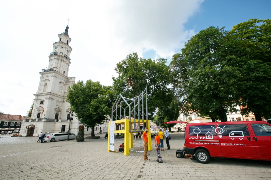 Keliaujančios architektūros dirbtuvės kelionę pradėjo Kaune 