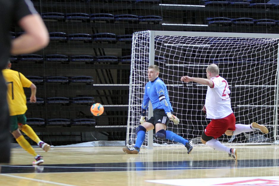 Lietuvos salės futbolo taurės finale – „Vyčio“ triumfas