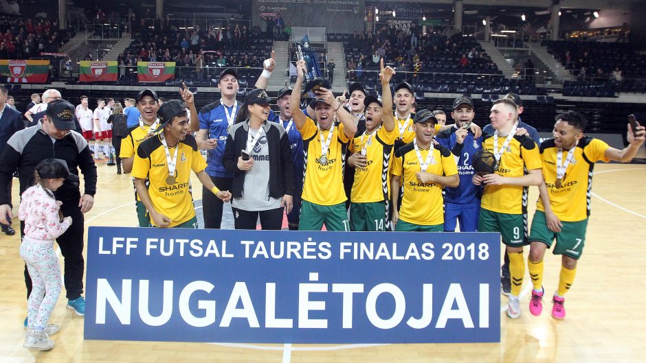 Lietuvos salės futbolo taurės finale – „Vyčio“ triumfas