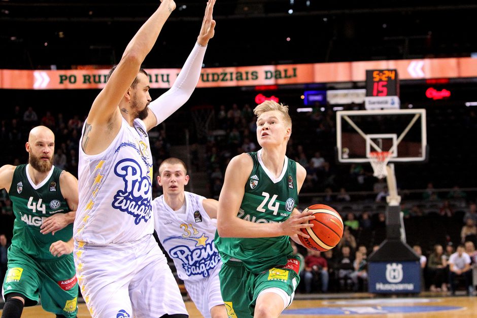 LKL: „Žalgiris“ – „Pieno žvaigždės“ 106:64