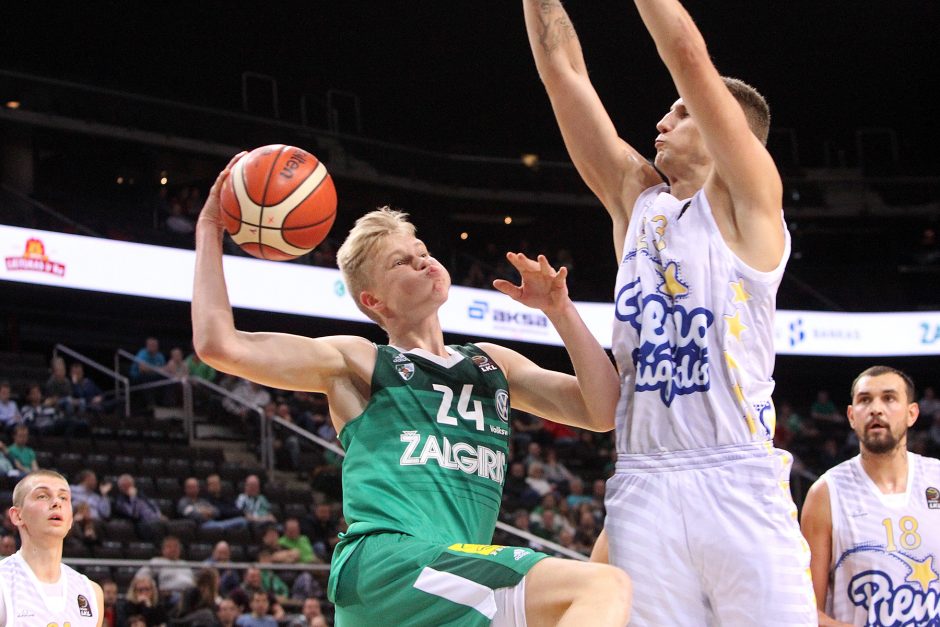 LKL: „Žalgiris“ – „Pieno žvaigždės“ 106:64