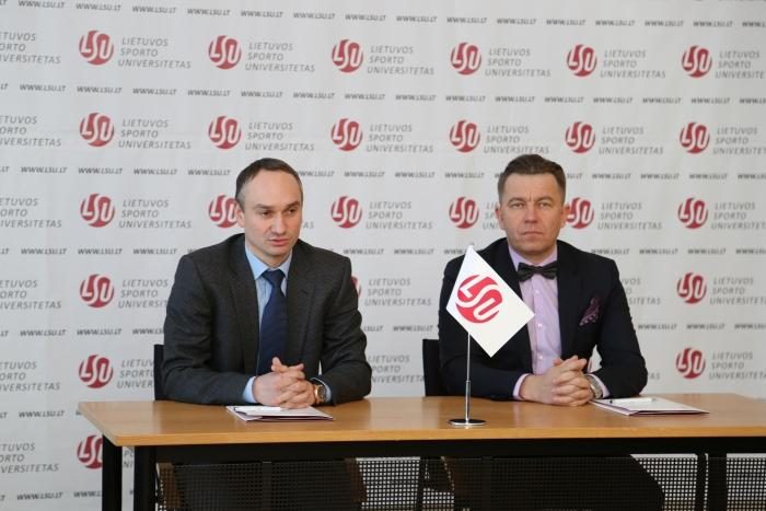 LFF, LSU ir naujai įsteigtas sporto medicinos centras sudarė partnerystės sutartį