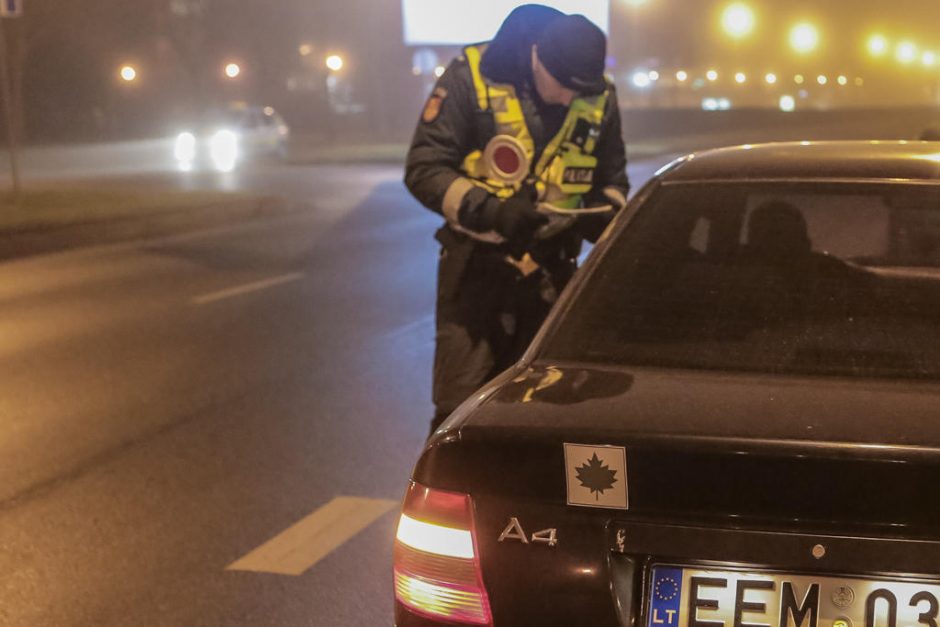 Policijos reidai drausmina vairuotojus