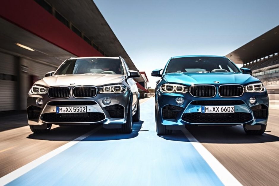 Galingiausi visais varančiais ratais BMW – X5 M ir X6 M