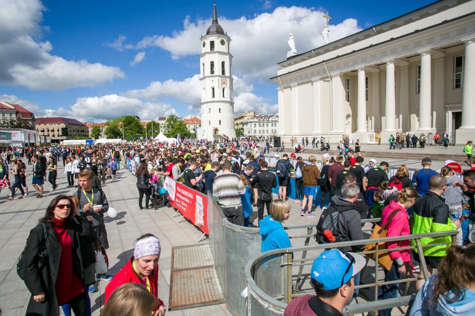 Bėgikai suvalgė 2,5 tonos makaronų