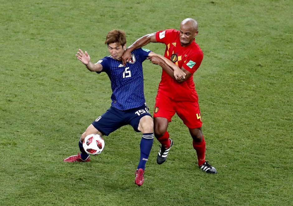 Pasaulio futbolo čempionato aštuntfinalis: Belgija – Japonija