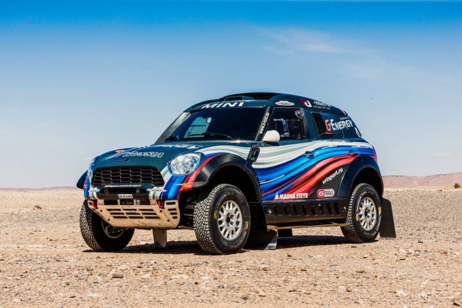 Dakare dalyvaus aštuoni „Mini ALL4 Racing“ automobiliai