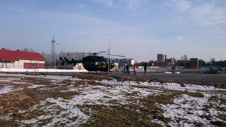 Pasieniečių sraigtasparnis iš Kauno į Vilnių gabeno donoro organus