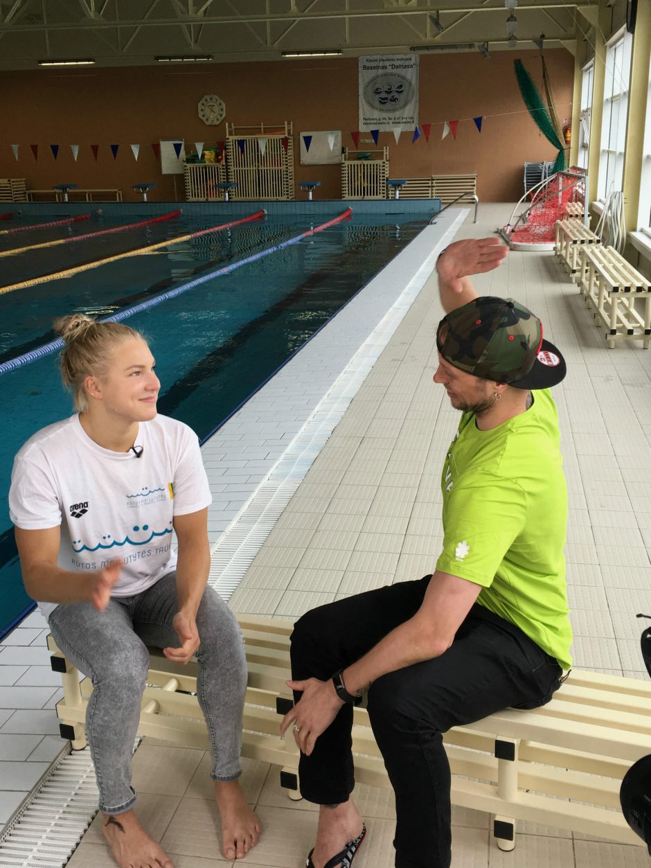 R. Meilutytė džiaugiasi tapusi įkvėpimu jaunajai kartai