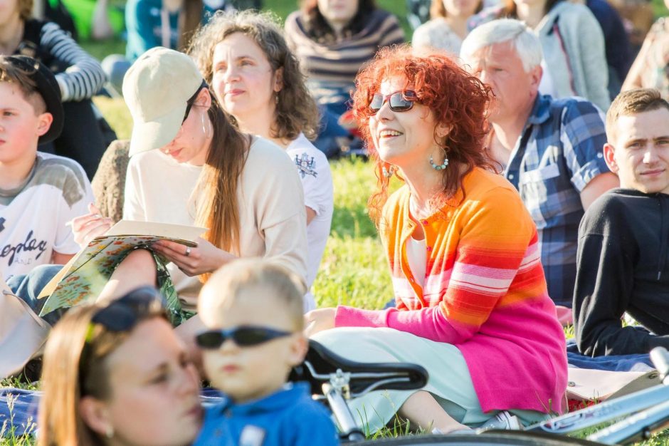 Masiniame piknike šašlykais mėgavosi ir L. Adomaitis