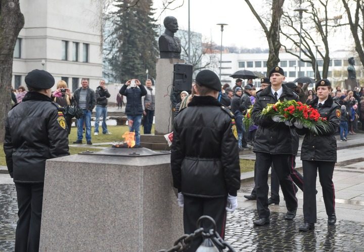 Prezidentė Kaune išgirdo kadetų priesaikas