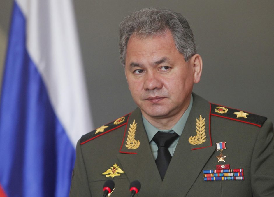 Rusijos gynybos ministras S. Šoigu kaltina JAV ir NATO dėl išaugusios įtampos pasaulyje