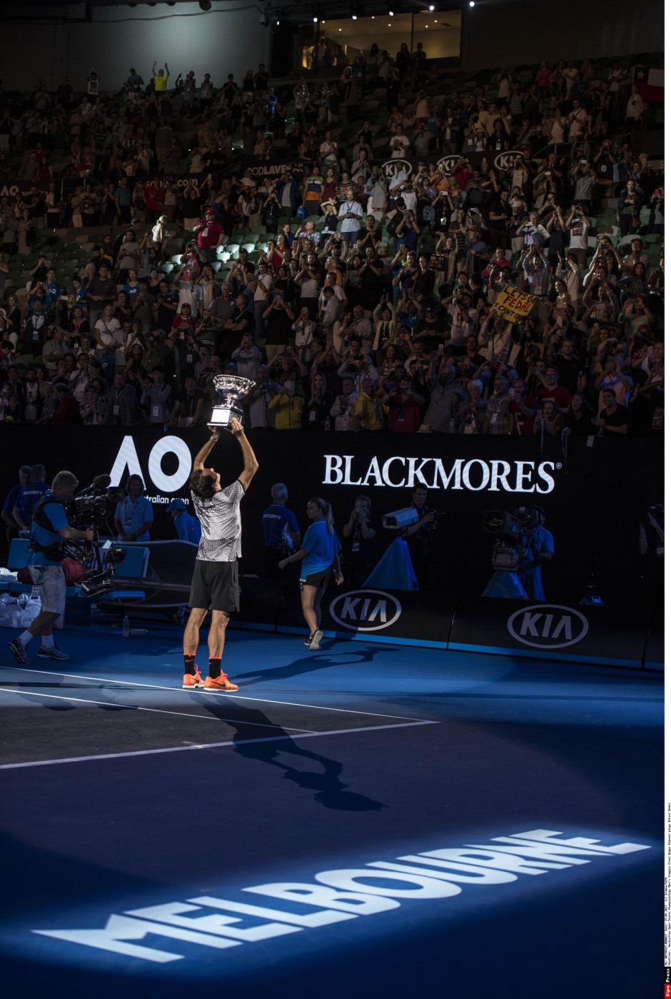 „Australian Open“ finale R. Federeris įveikė R. Nadalį 