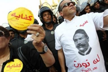 Egipte vyko protestai prieš prezidento posto perdavimą Mubarako sūnui