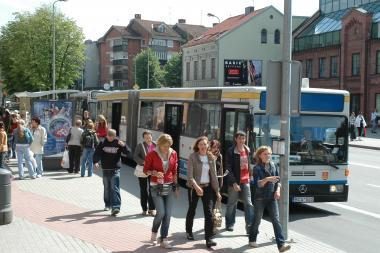 Klaipėdos autobusuose - užsimaskavę policininkai