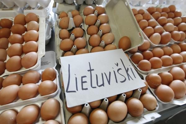 Lietuviškus kiaušinius graibsto Europoje