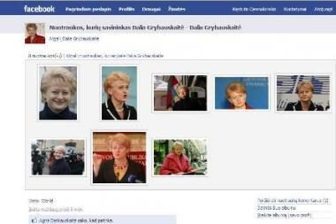 Prezidentė D.Grybauskaitė - „Facebook